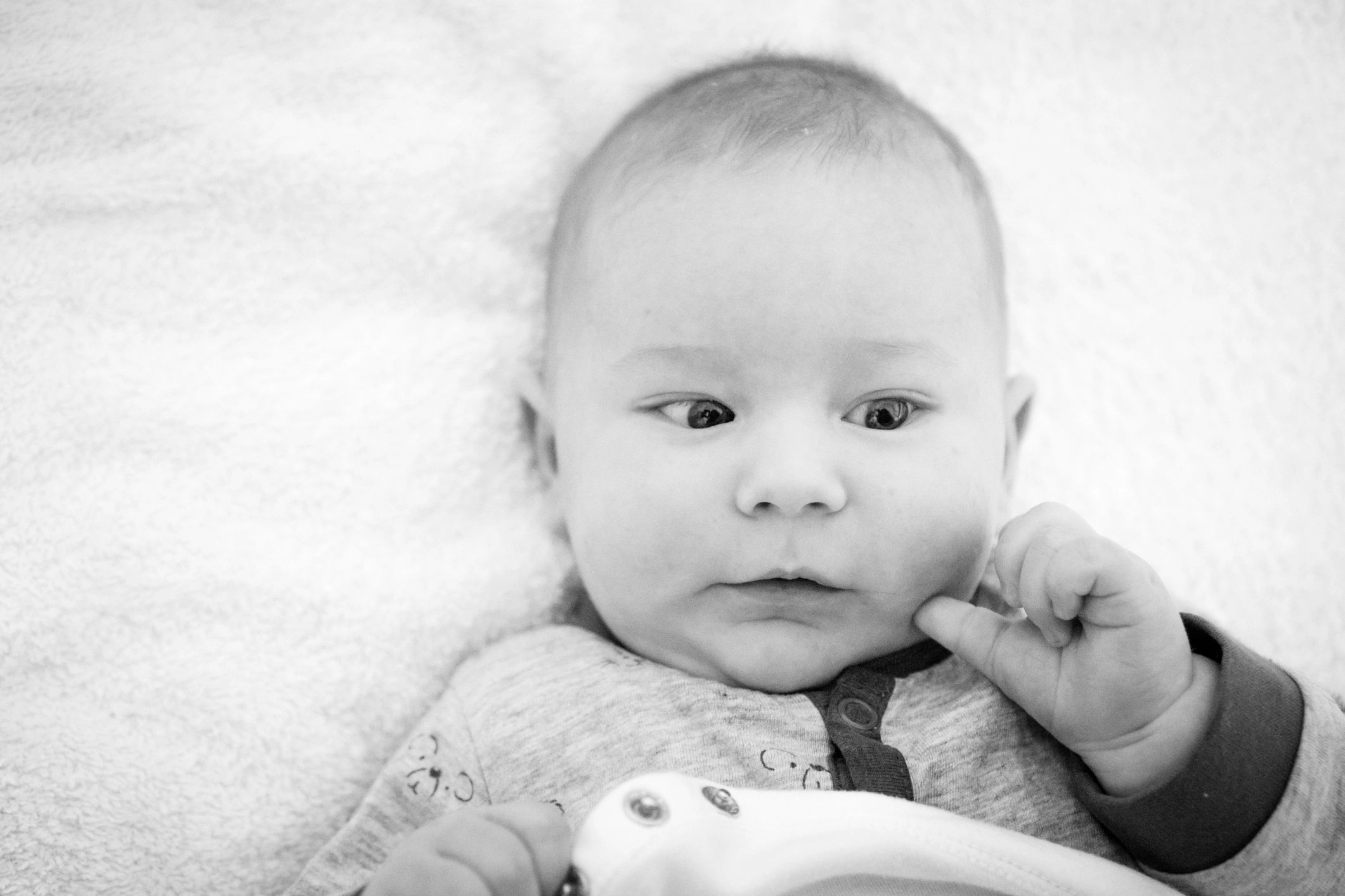 Baby portrait detail representing private online photo galleries